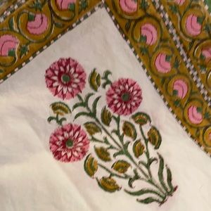 blockprint tablecloth